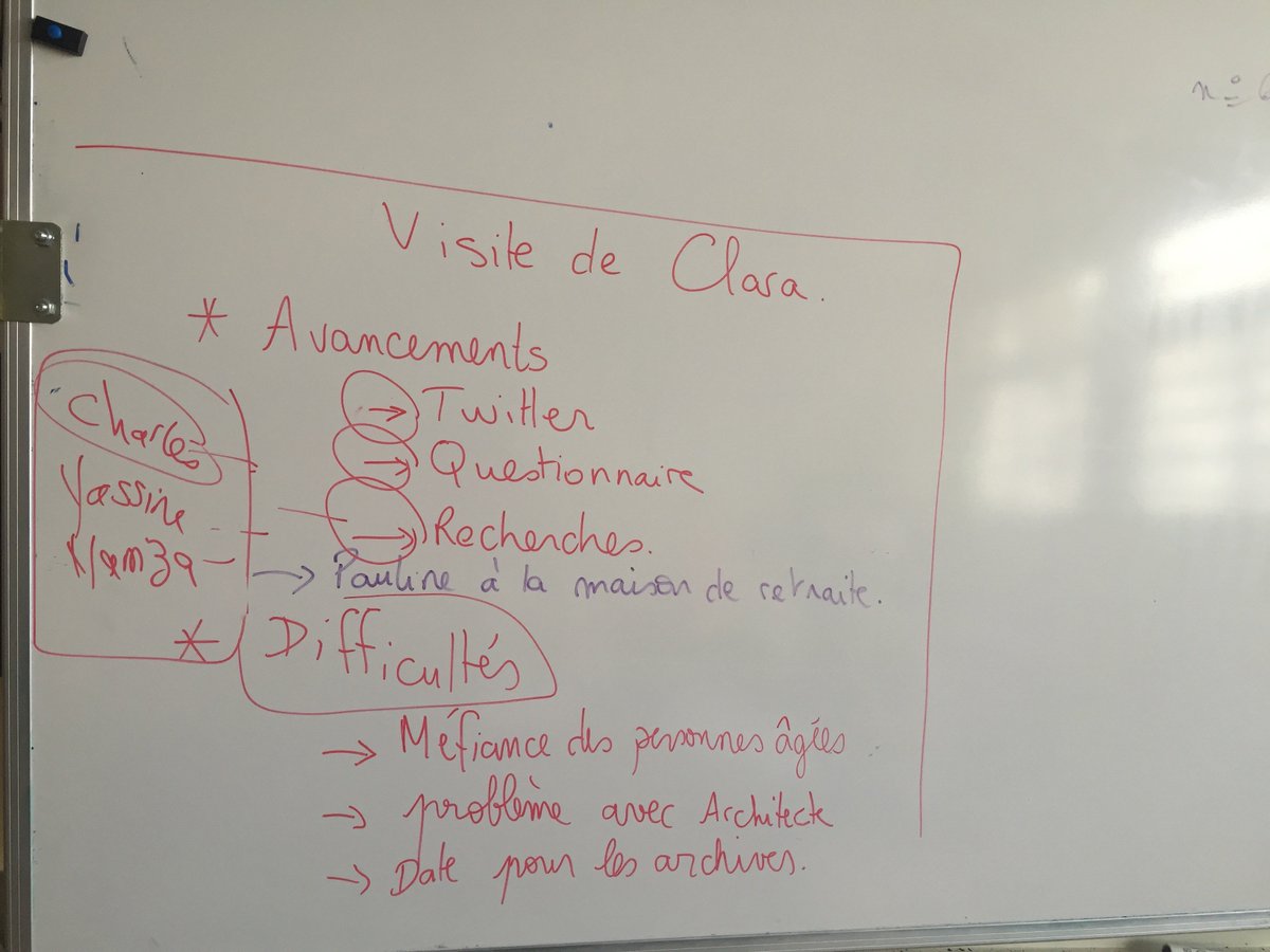 Quand je viens dans la classe, le tableau indique notre ordre du jour #Madeleineproject https://t.co/r1hbKvCM0j